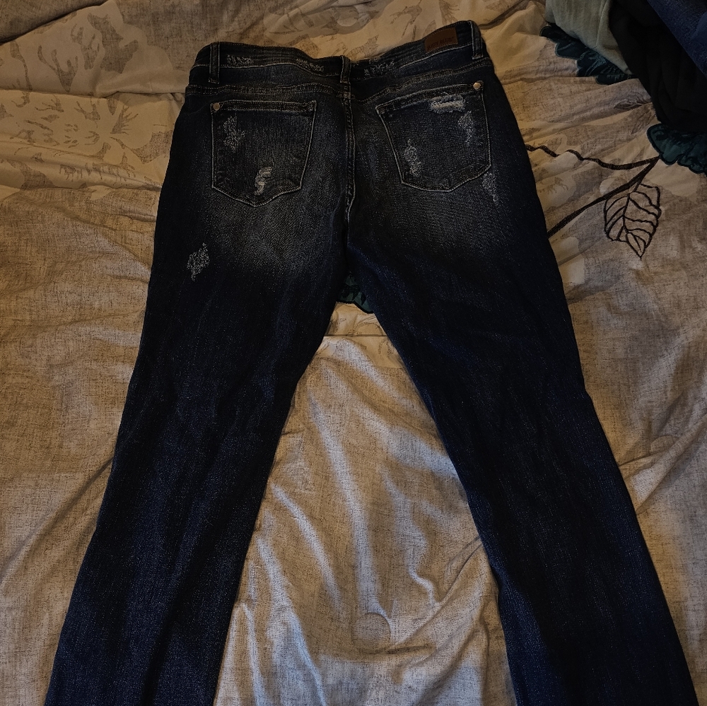 Judy Blue cheetah skinny jeans